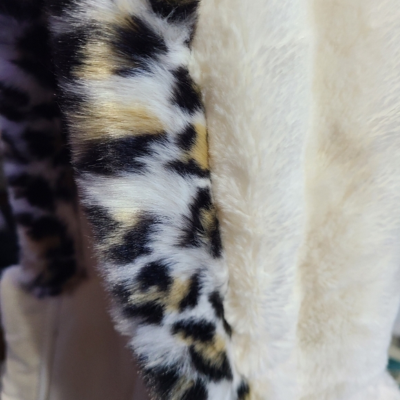 Rothschild Faux Fur Dress‎ Coat Size S 4 - Picture 4 of 13